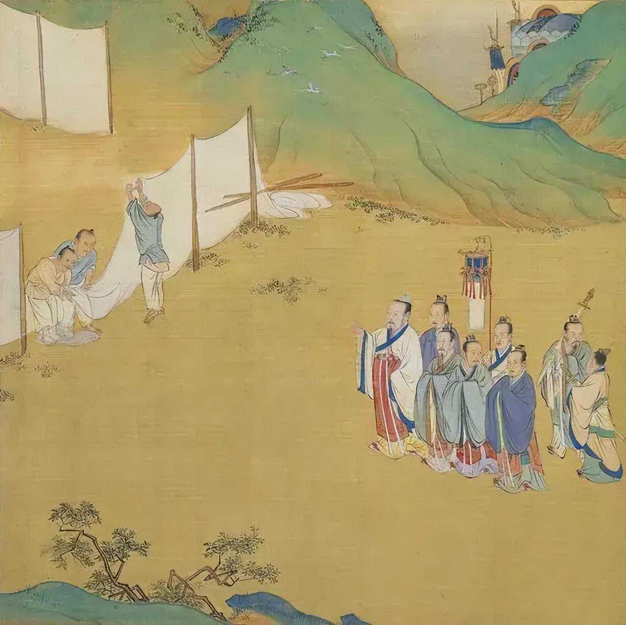 殷商王朝的发轫《帝王道统万年图》之《南汤解网施仁》